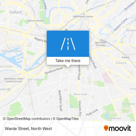 Warde Street map