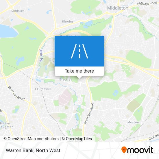 Warren Bank map
