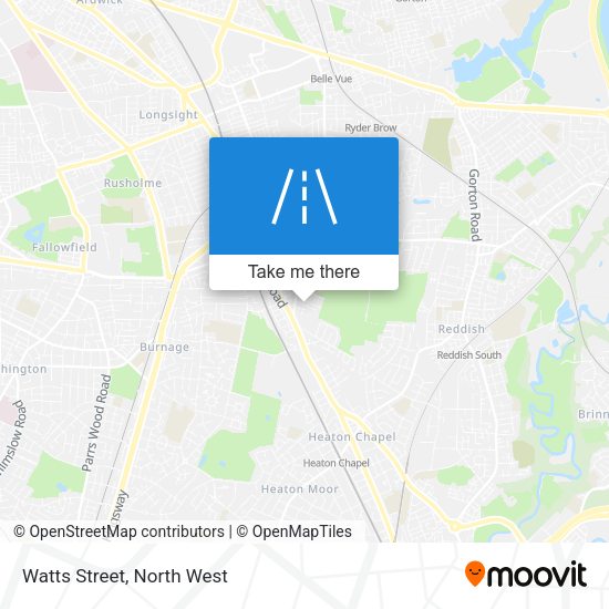 Watts Street map