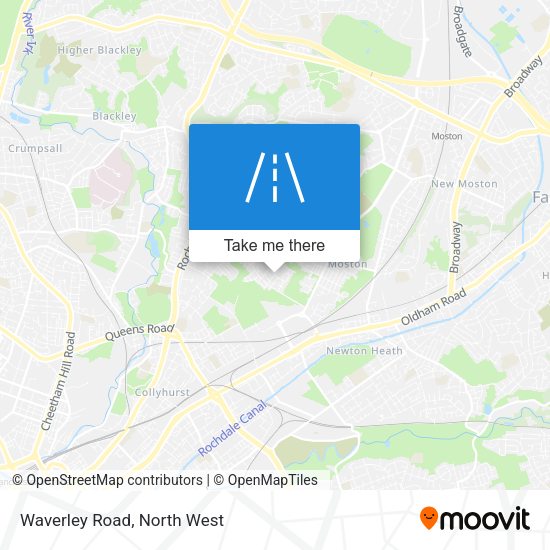 Waverley Road map
