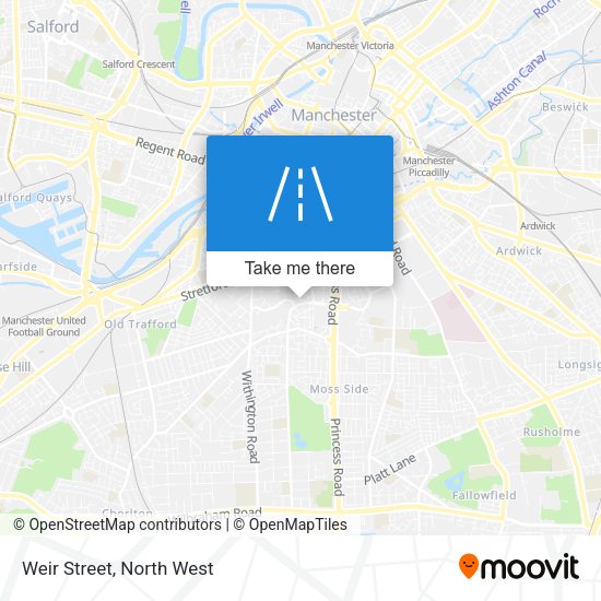 Weir Street map