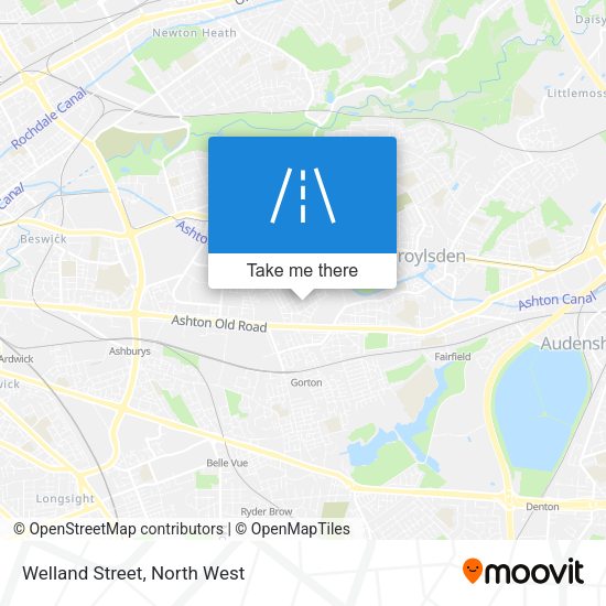 Welland Street map