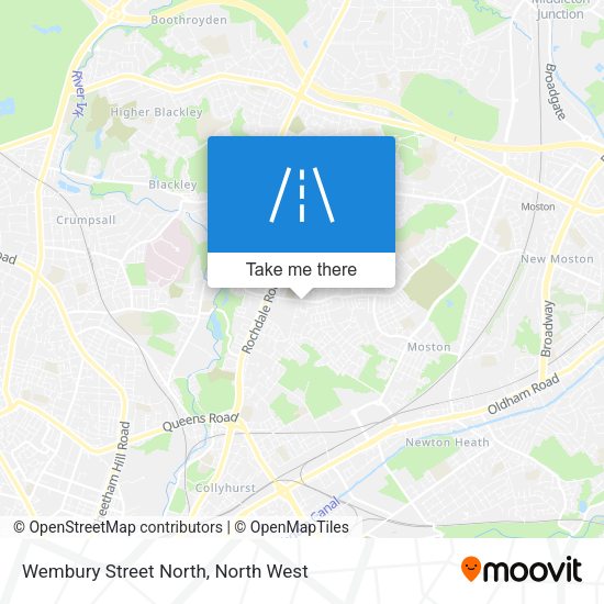 Wembury Street North map