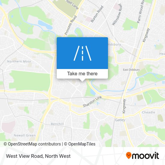 West View Road map