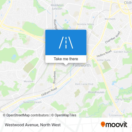 Westwood Avenue map