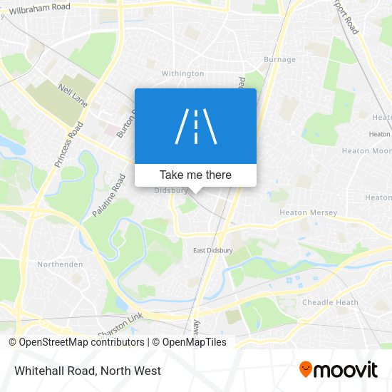 Whitehall Road map