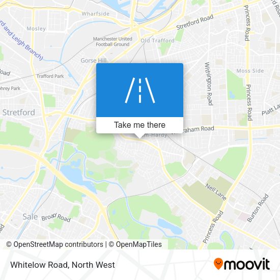 Whitelow Road map
