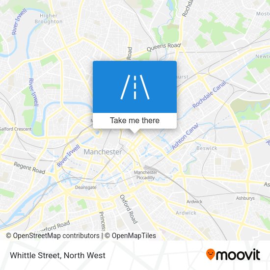 Whittle Street map