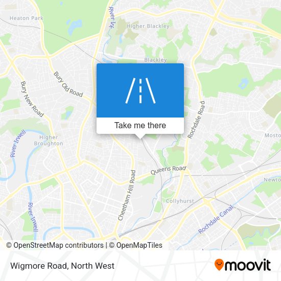 Wigmore Road map