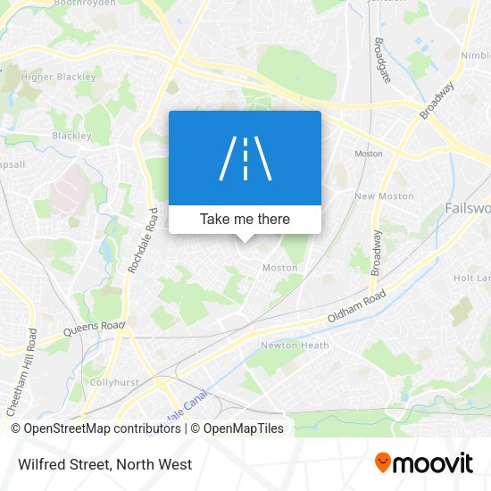 Wilfred Street map