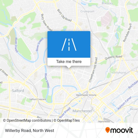 Willerby Road map