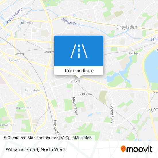 Williams Street map