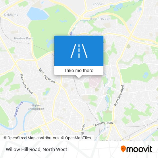 Willow Hill Road map