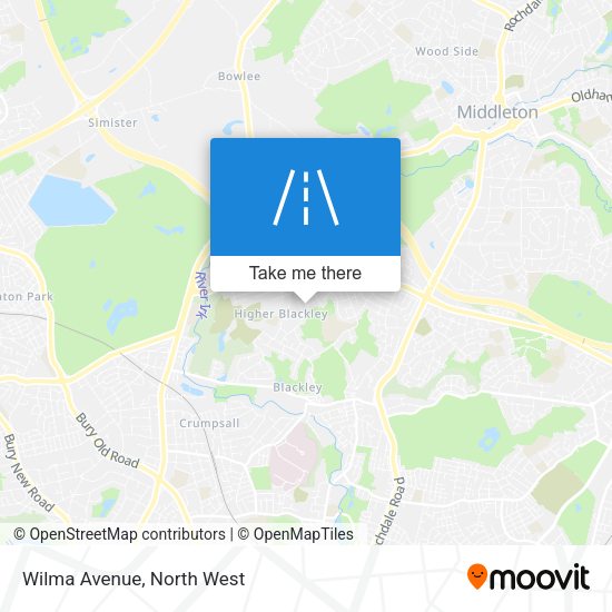 Wilma Avenue map