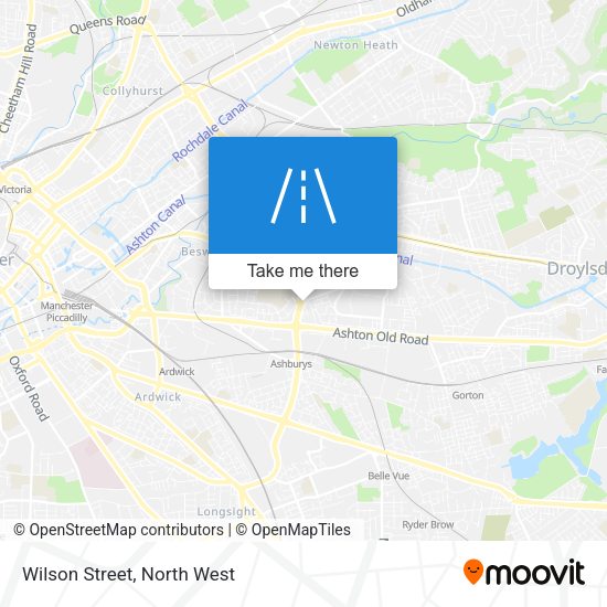 Wilson Street map