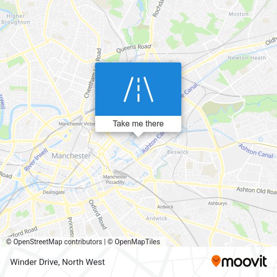 Winder Drive map