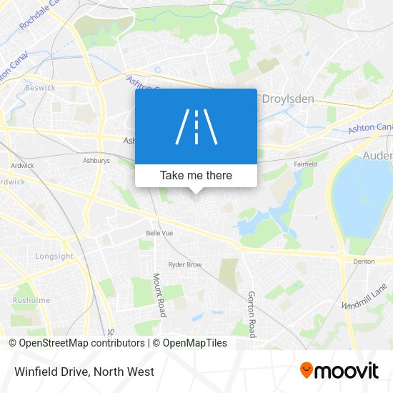 Winfield Drive map