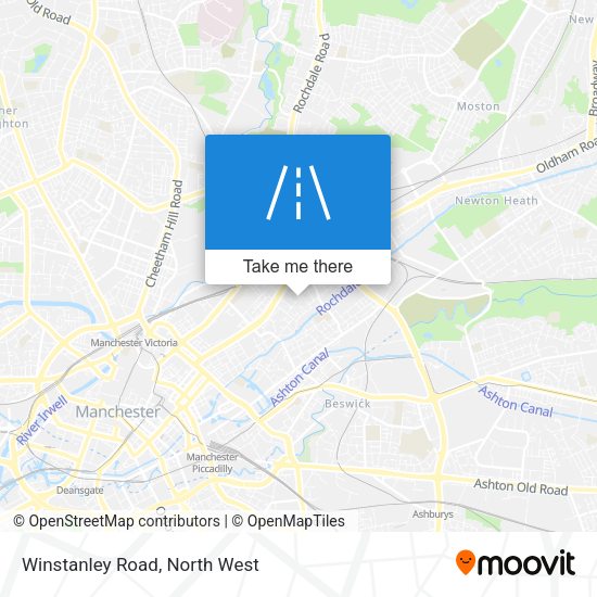 Winstanley Road map