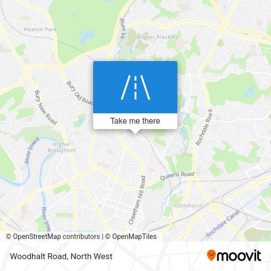 Woodhalt Road map