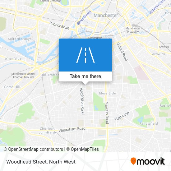 Woodhead Street map