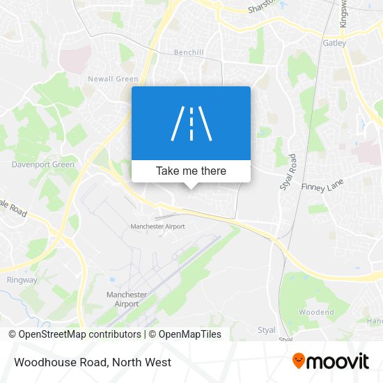 Woodhouse Road map