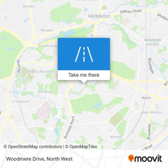 Woodmere Drive map
