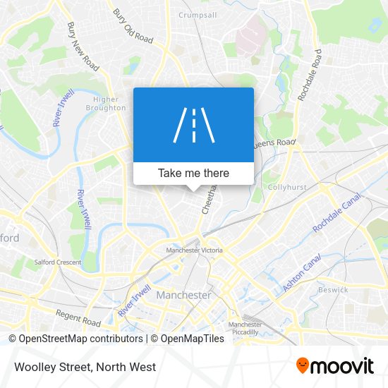 Woolley Street map