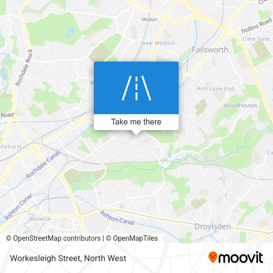 Workesleigh Street map