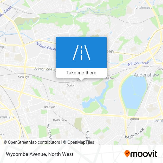 Wycombe Avenue map