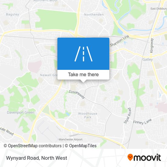 Wynyard Road map