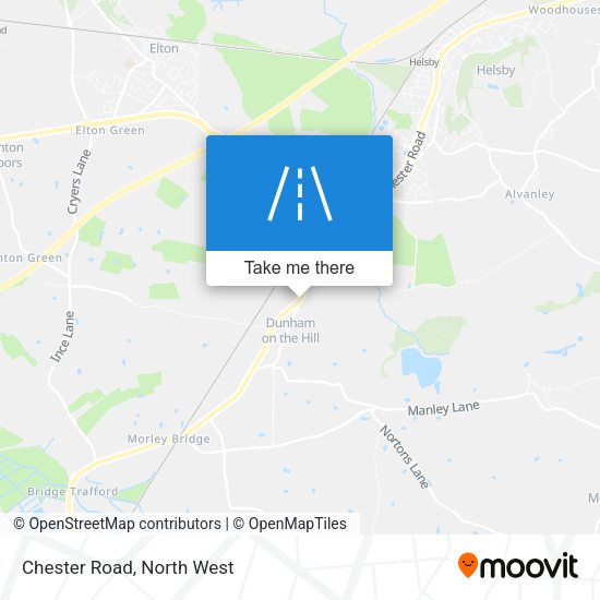 Chester Road map