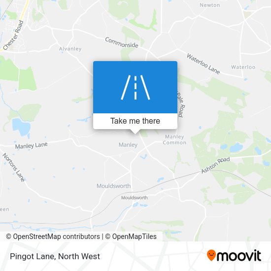 Pingot Lane map