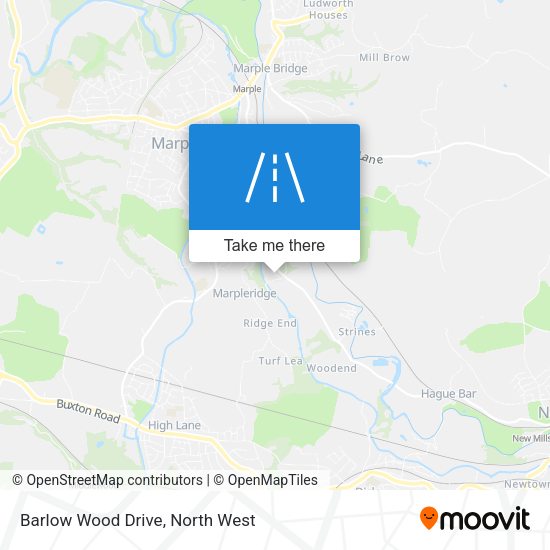 Barlow Wood Drive map