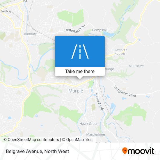 Belgrave Avenue map