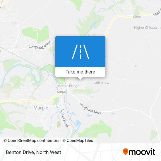 Benton Drive map
