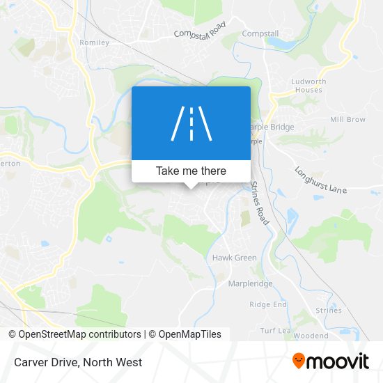 Carver Drive map