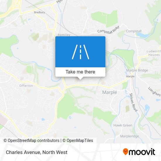 Charles Avenue map
