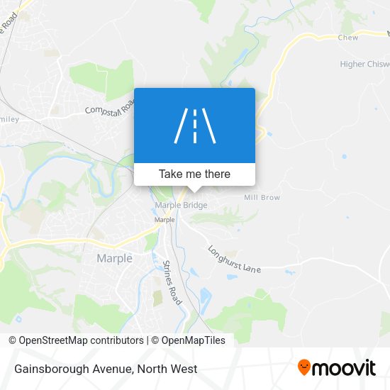 Gainsborough Avenue map