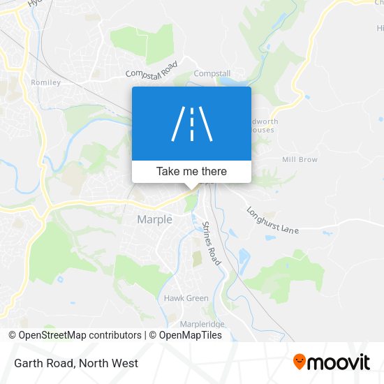 Garth Road map