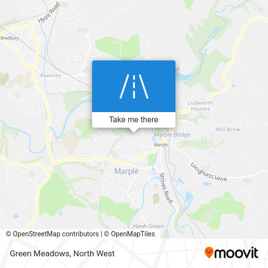 Green Meadows map