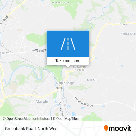 Greenbank Road map