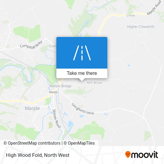 High Wood Fold map