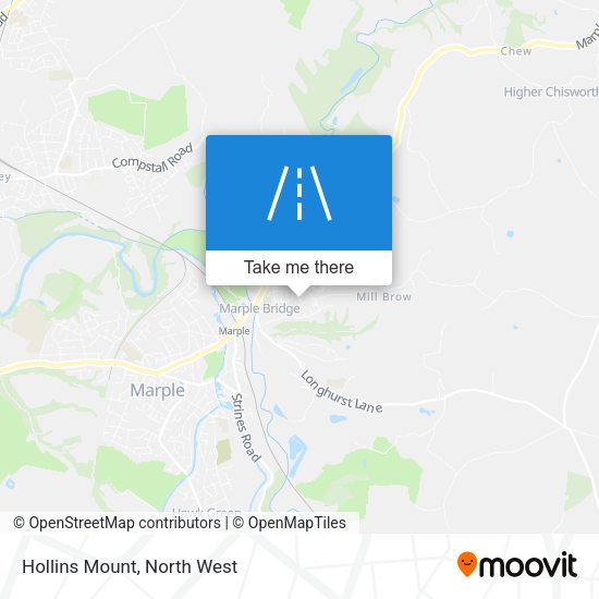 Hollins Mount map