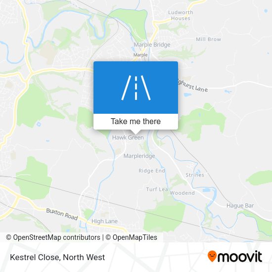 Kestrel Close map