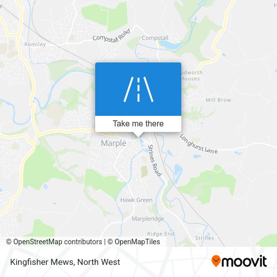 Kingfisher Mews map