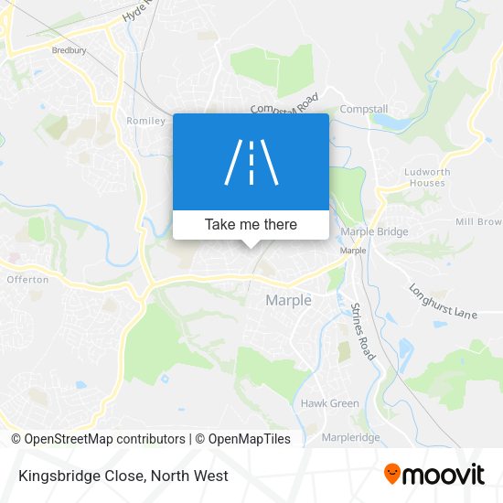Kingsbridge Close map