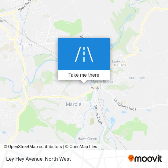 Ley Hey Avenue map