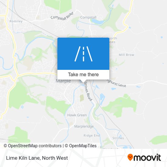 Lime Kiln Lane map
