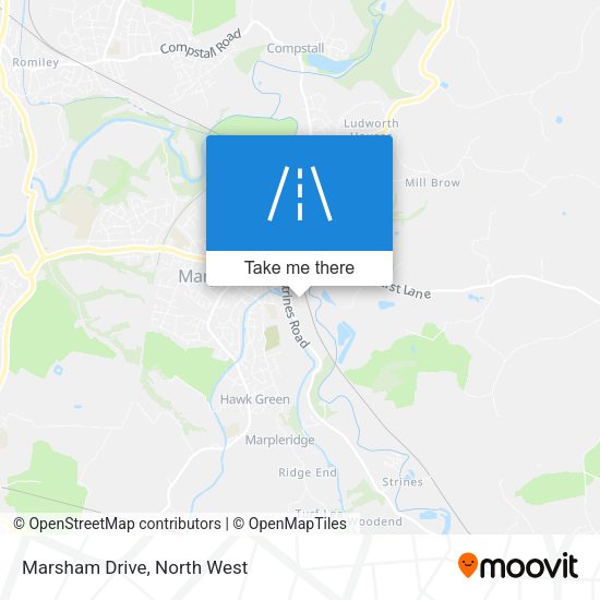 Marsham Drive map