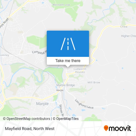 Mayfield Road map